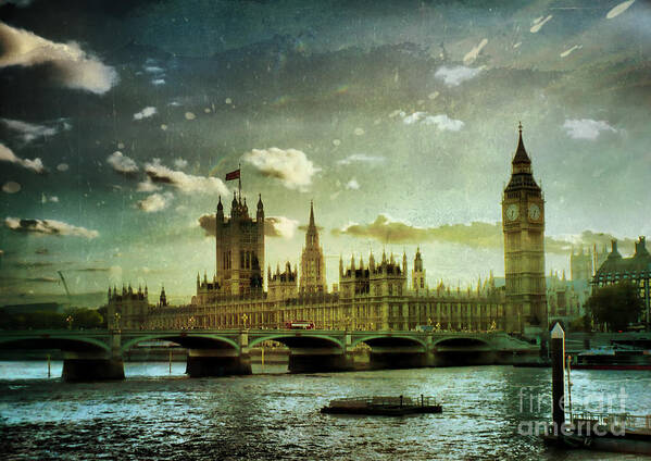 London Photos Poster featuring the photograph London #2 by Justyna Jaszke JBJart