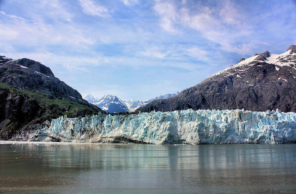 Margerie Glacier Poster featuring the photograph Margerie Glacier #3 by Kristin Elmquist