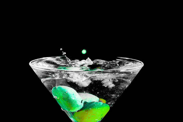 Abstract Poster featuring the photograph Martini #2 by Peter Lakomy