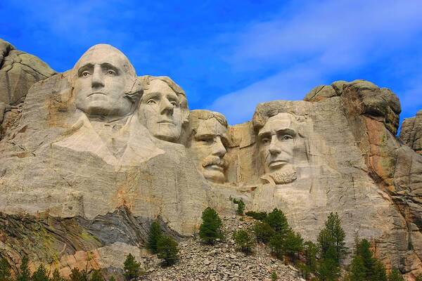 Mount Rushmore Poster featuring the photograph Mount Rushmore South Dakota #2 by Amanda Stadther