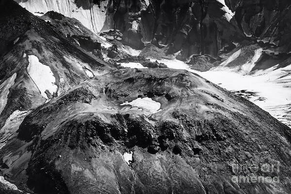 Mt St Helens Art Poster featuring the photograph Mt St. Helen's Crater by David Millenheft