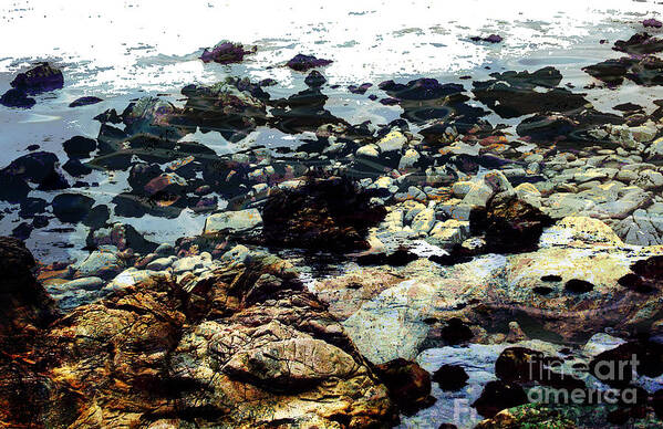 Ocean View Digital Image Poster featuring the digital art Ocean View #2 by Yael VanGruber