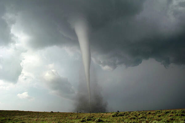 Cloud Poster featuring the photograph Tornado #2 by Reed Timmer/science Photo Library