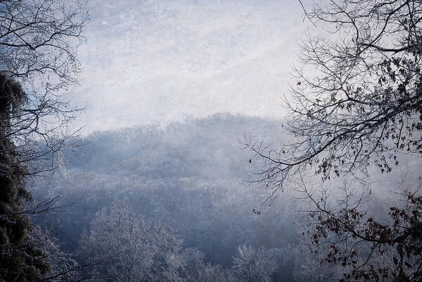 Ice Storm Poster featuring the photograph Winter Landscape #2 by Melinda Fawver