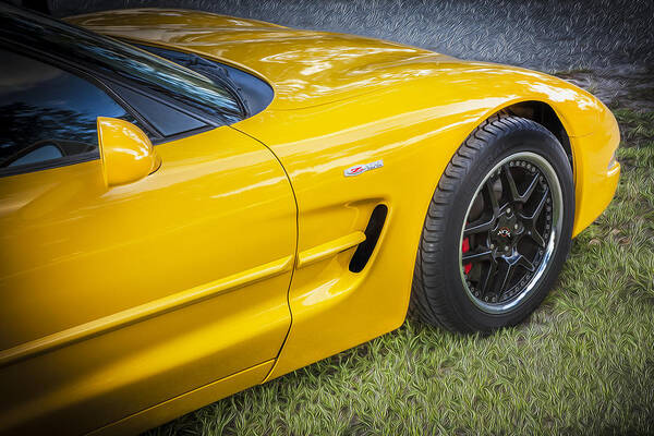 2002 Millennium Corvette Poster featuring the photograph 2002 Millennium Chevrolet Corvette by Rich Franco