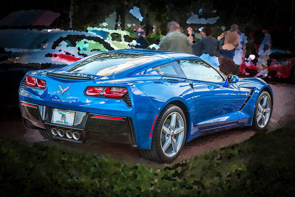 2014 Chevrolet Corvette Poster featuring the photograph 2014 Chevrolet Corvette C7   by Rich Franco