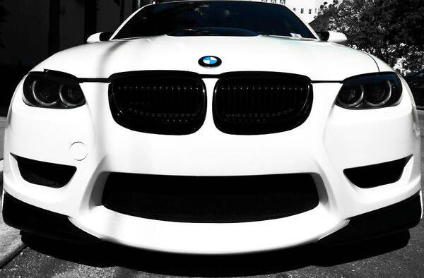 Bmw Poster featuring the photograph BMW #3 by Culture Cruxxx