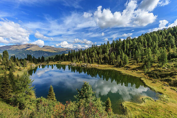 Scenics Poster featuring the photograph Colbricon Lakes, Trentino-alto Adige #3 by Flavio Vallenari