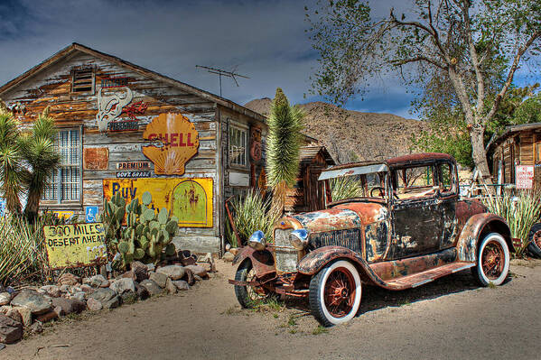 Arizona Poster featuring the photograph Hackberry General Store on Route 66 #3 by Lynn Jordan