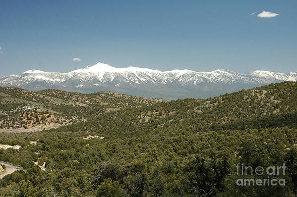 Schell Creek Range Poster featuring the photograph 611P Schell Creek Range NV by NightVisions