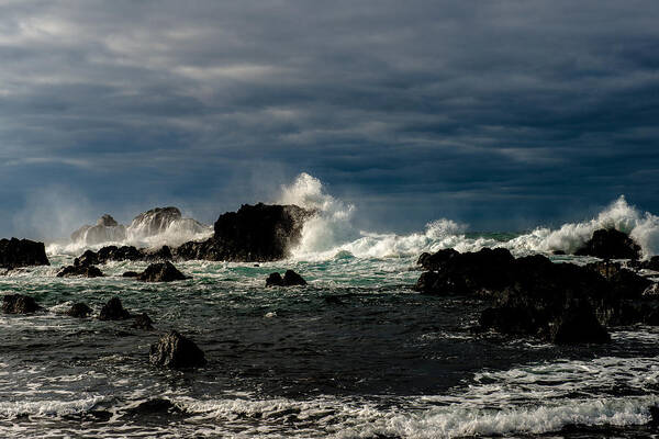 Action Poster featuring the photograph Stormy Seas And Skies #3 by Joseph Amaral