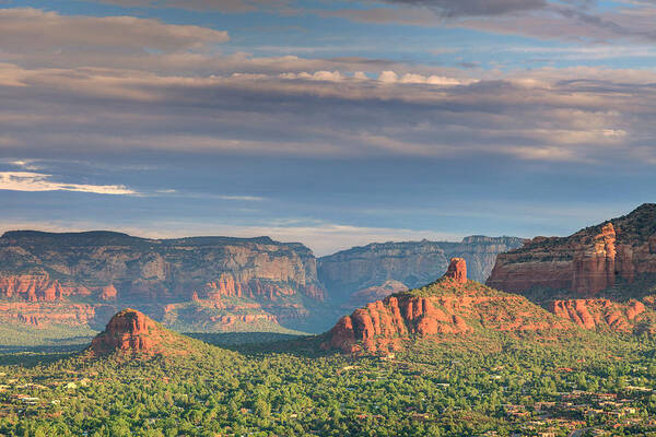 Scenics Poster featuring the photograph Usa, Arizona, Sedona #3 by Michele Falzone