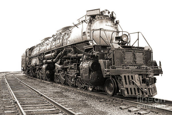 Locomotive Poster featuring the photograph 4884 Big Boy by Olivier Le Queinec