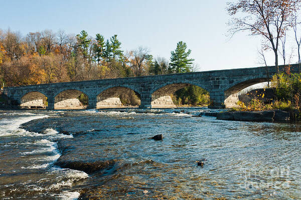  Stonebridge Poster featuring the photograph 5-Span Bridge by Cheryl Baxter