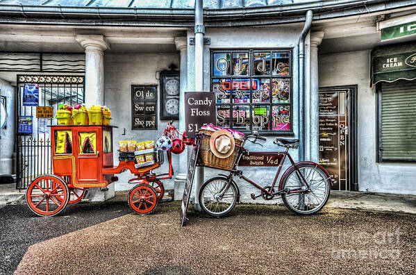 Ye Olde Sweet Shoppe Poster featuring the photograph Ye Olde Sweet Shoppe by Steve Purnell