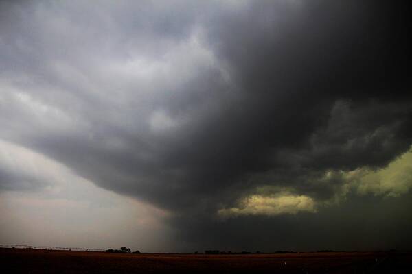 Stormscape Poster featuring the photograph Severe Cells over South Central Nebraska #11 by NebraskaSC