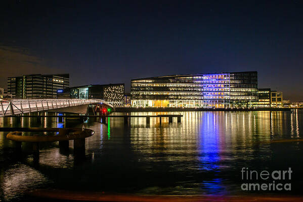 Copenhagen Poster featuring the photograph Waterfront #6 by Jorgen Norgaard