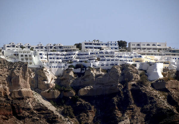 Santorini Poster featuring the photograph Views From Santorini Greece #7 by Rick Rosenshein