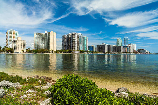 Architecture Poster featuring the photograph Miami Skyline #8 by Raul Rodriguez