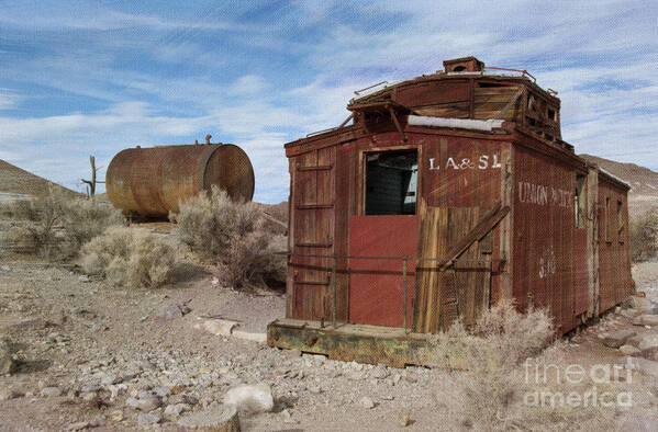 Abandoned Poster featuring the photograph Abandoned Caboose by Juli Scalzi