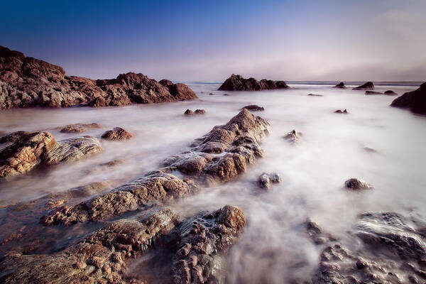 Beach Poster featuring the photograph Aberffraw fog by B Cash