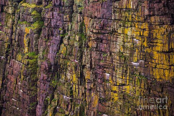 Assynt Poster featuring the photograph Abstract Cliffs by Maciej Markiewicz