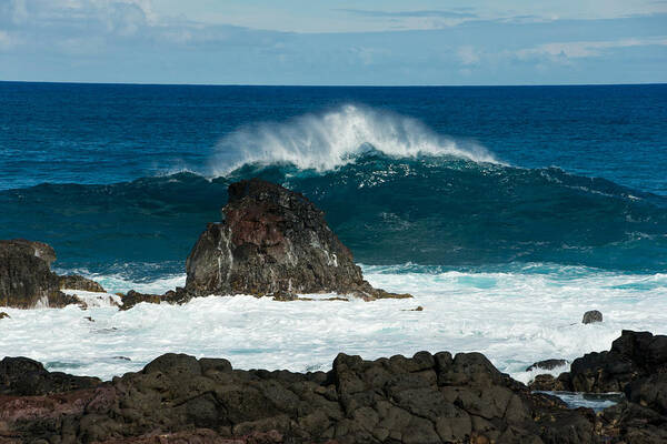 Wave Poster featuring the photograph Akahange Wave by Kent Nancollas