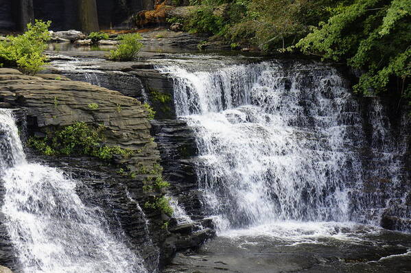 Desota Falls Poster featuring the photograph Alabama Waterfall by Laurie Perry