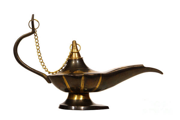 Aladdin Poster featuring the photograph Aladdin Oil Lamp by Olivier Le Queinec