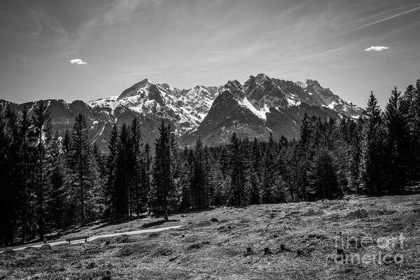 Alpspitze Poster featuring the photograph Alpspitze till Zugspitze II by Hannes Cmarits