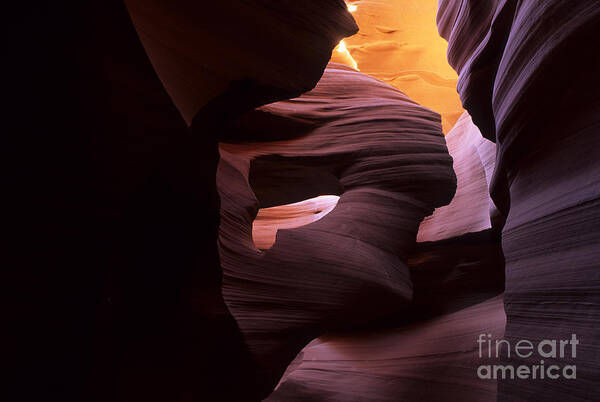  Antelope Canyon Poster featuring the photograph Antelope Canyon Touch Of Magic by Bob Christopher