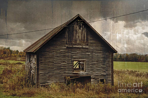 Autumn Poster featuring the photograph Antique Barn by Alana Ranney