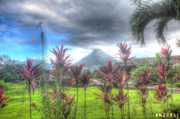 Arenal Poster featuring the photograph Arenal Volcanoe by Andrew Nourse