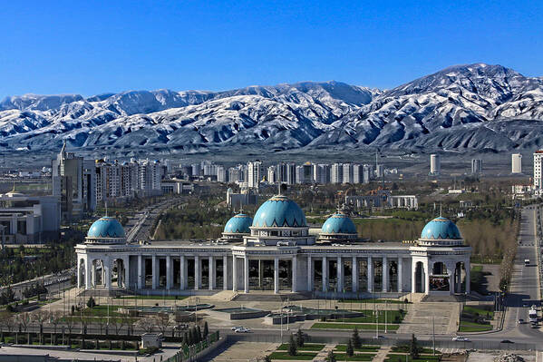 Landscape Poster featuring the photograph Ashgabat by Dave Hall