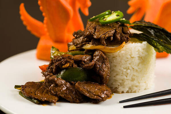 Asian Poster featuring the photograph Asian Pepper Steak by Raul Rodriguez
