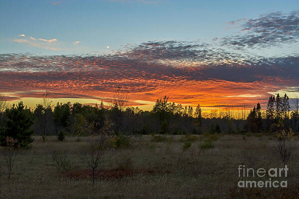 Autumn Sunset Poster featuring the photograph Autumn Evening by Dan Hefle