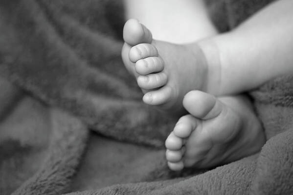 Feet Poster featuring the photograph Baby Feet by Carolyn Marshall
