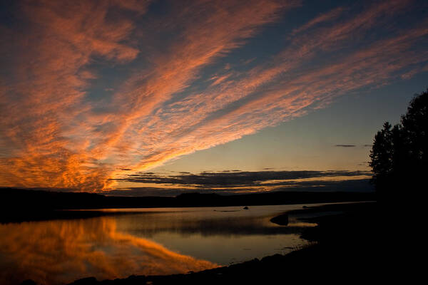 Sunset Poster featuring the photograph Bagaduce Sunset by Greg DeBeck