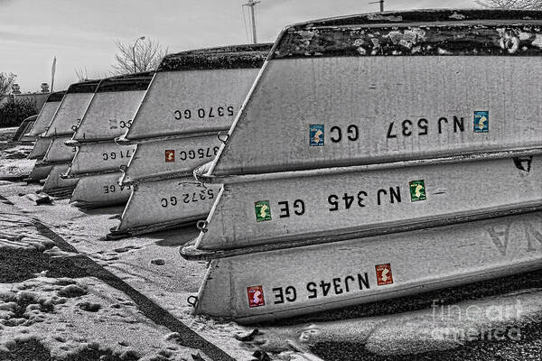 Barnegat Boats Poster featuring the photograph Barnegat Boats II by Lee Dos Santos