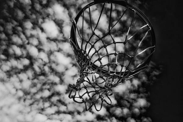 Basketball Heaven Poster featuring the photograph Basketball Heaven by Karol Livote