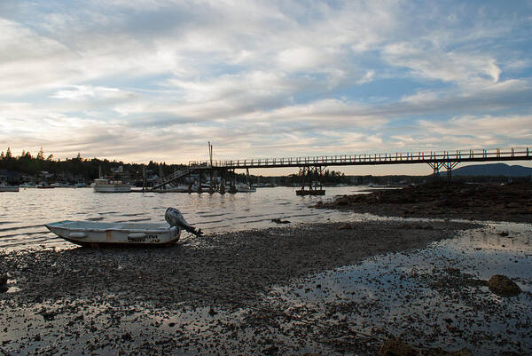 Bass Harbor Poster featuring the photograph Bass Harbor at Low Tide by Kristen Mohr