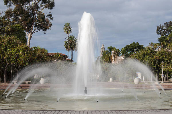 Photography Poster featuring the photograph Bea Evenson Fountain in Balboa Park by Lee Kirchhevel