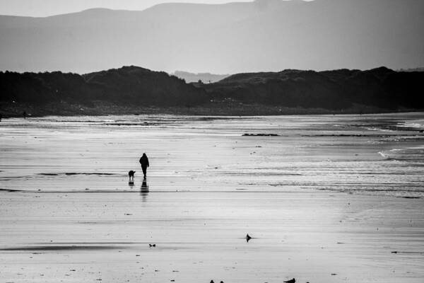 Beach Poster featuring the photograph Beach Walk by Mark Callanan