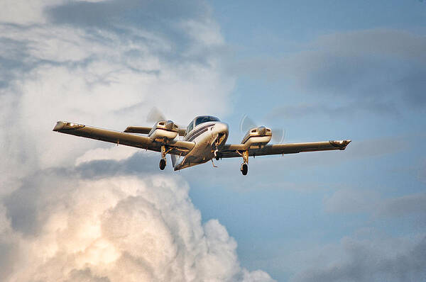 �2012 James David Phenicie Poster featuring the photograph Beechcraft Duchess by James David Phenicie