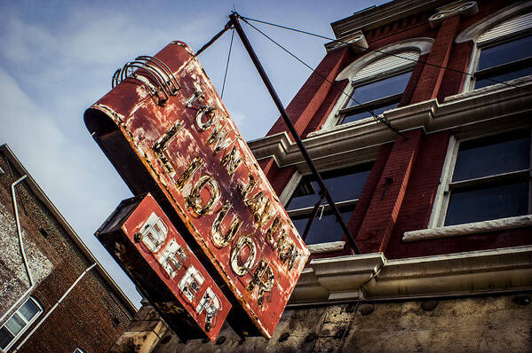 Vintage Poster featuring the photograph Beer by Off The Beaten Path Photography - Andrew Alexander