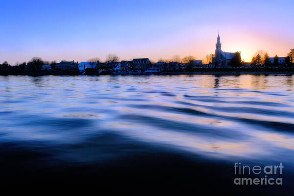 Aube Poster featuring the photograph Beloeil Quebec Canada by Laurent Lucuix