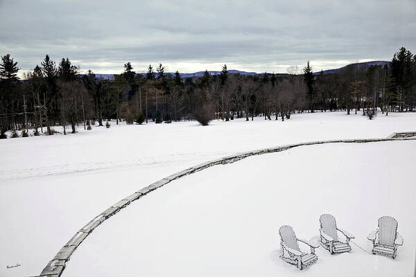 Berkshires Poster featuring the photograph Berkshires Winter 2 - Massachusetts by Madeline Ellis