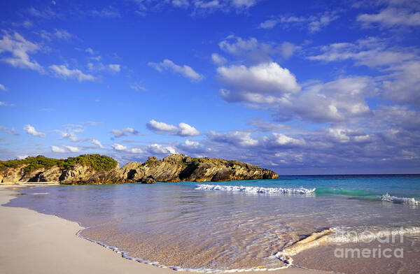 Bermuda Poster featuring the photograph Bermuda Horseshoe Bay by Charline Xia