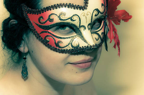 Loriental Poster featuring the photograph Beyond the Mask #01 by Loriental Photography