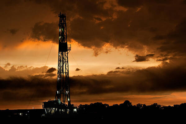 oil Field Poster featuring the photograph Black Gold by Jonas Wingfield